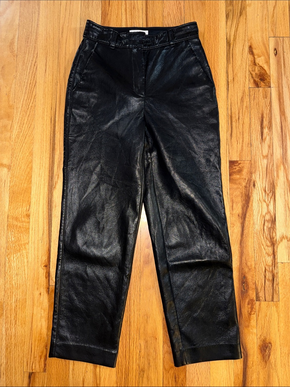 Babaton faux leather Trousers pants bottoms